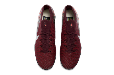 Nike Air Zoom Mercurial Vapor 16 Elite TF Football Shoes - Maroon/Crimson Red/Black