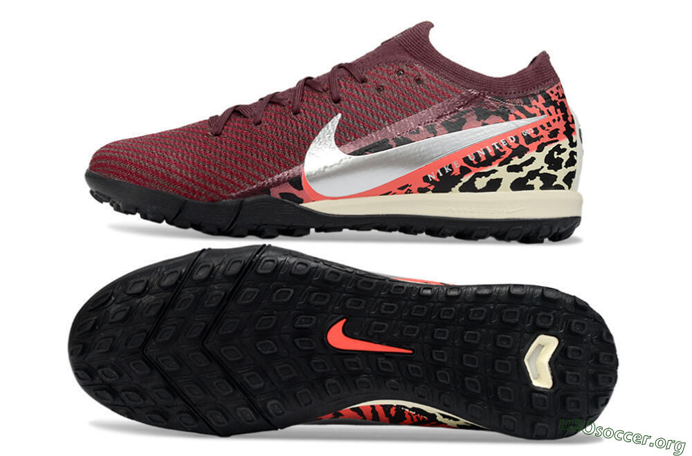 Nike Air Zoom Mercurial Vapor 16 Elite TF Football Shoes - Maroon/Crimson Red/Black 1