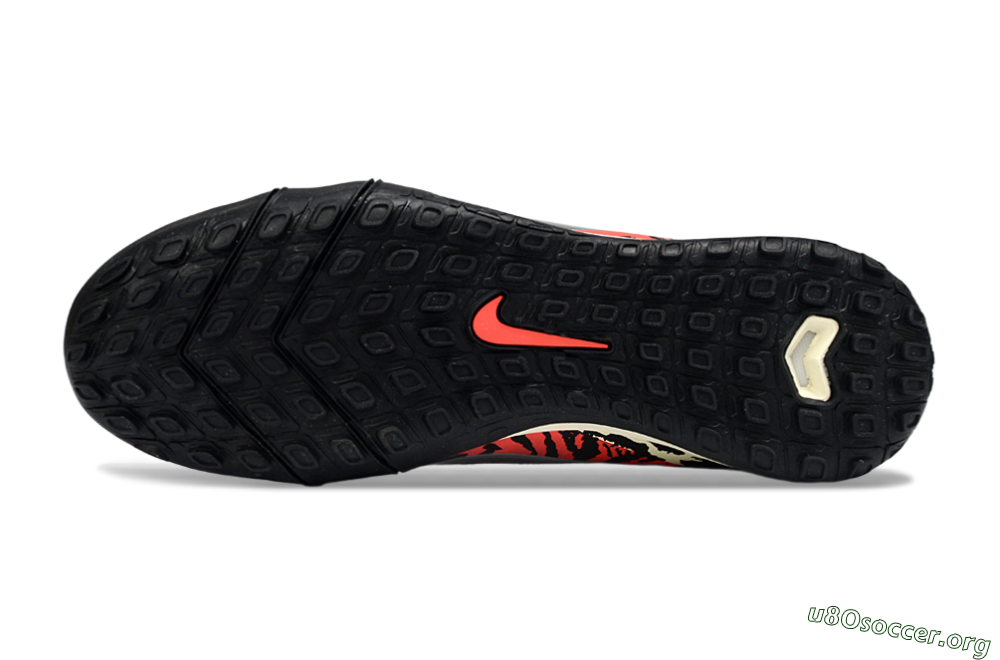 Nike Air Zoom Mercurial Vapor 16 Elite TF Football Shoes - Maroon/Crimson Red/Black 6