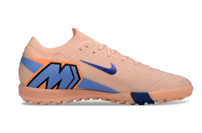 Nike Air Zoom Mercurial Vapor 16 Elite TF Football Shoes - Peach/Navy Blue/Light Orange