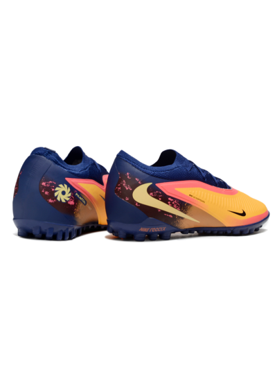 Nike Phantom 6 Elite Low TF Football Shoes - Orange/Deep Blue/Flame Pink