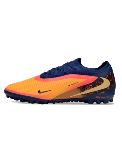 Nike Phantom 6 Elite Low TF Football Shoes - Orange/Deep Blue/Flame Pink