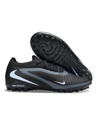 Nike Phantom 6 Elite Low TF Football Shoes - Black/Charcoal Gray/White