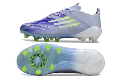 Adidas F50 Elite AG Football Boots - Purple/Lime Green/Light Blue