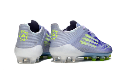 Adidas F50 Elite AG Football Boots - Purple/Lime Green/Light Blue
