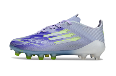 Adidas F50 Elite AG Football Boots - Purple/Lime Green/Light Blue