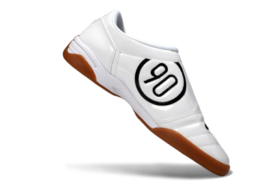 Nike Total 90 III IC Football Shoes - White/Classic Black/Amber Brown