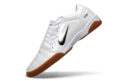 Nike Total 90 III IC Football Shoes - White/Classic Black/Amber Brown