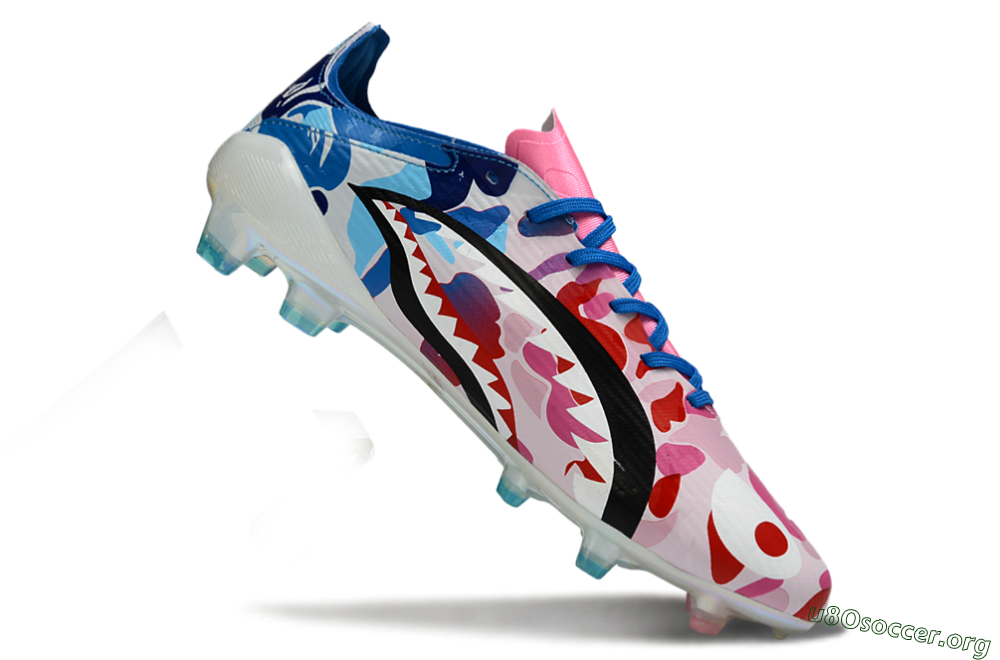 Adidas F50 Elite FG Football Boots - Pink/Blush Pink/Blue Ocean 5