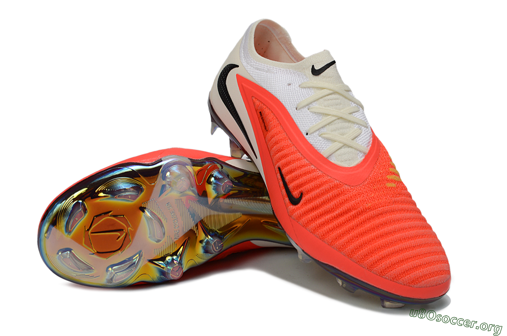 Nike Phantom 6 Elite Low FG Football Boots - Coral/Bright Orange/White 0