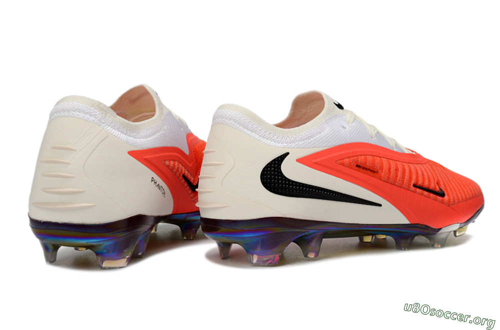 Nike Phantom 6 Elite Low FG Football Boots - Coral/Bright Orange/White 6