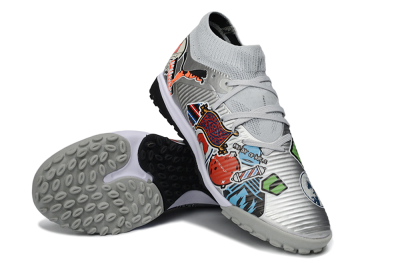 Puma Future 8 Ultimate TF Football Shoes - Grey/Urban Grey/Graphic Black