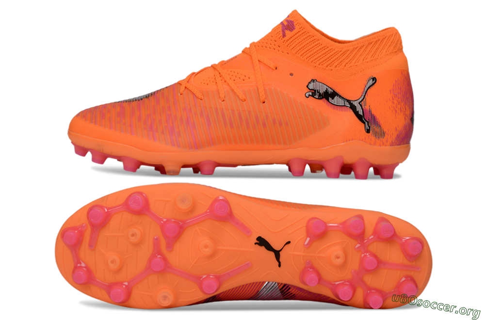 Puma Future 8 Ultimate MG Football Boots - Orange/Neon Orange/Pink Blast 1