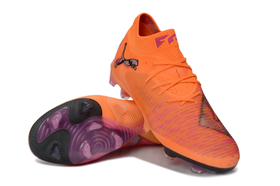 Puma Future 8 Ultimate FG Football Boots - Orange/Sunset Blaze/Crimson Canvas