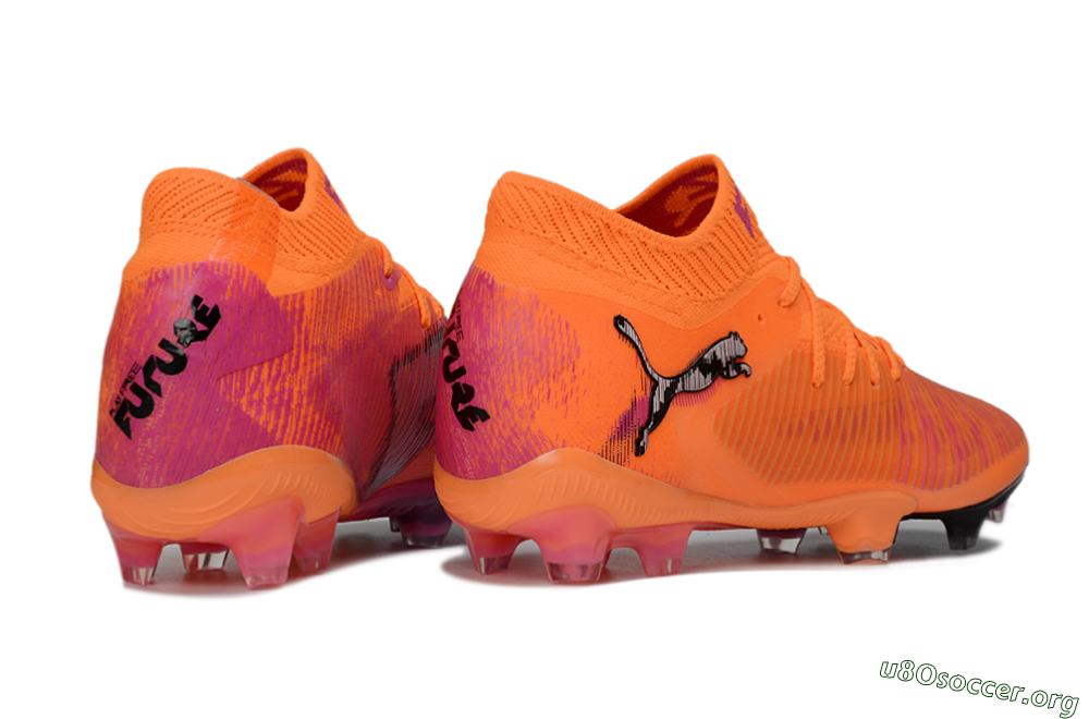 Puma Future 8 Ultimate FG Football Boots - Orange/Sunset Blaze/Crimson Canvas 6