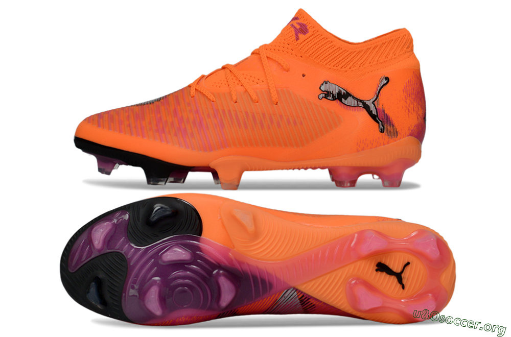 Puma Future 8 Ultimate FG Football Boots - Orange/Sunset Blaze/Crimson Canvas 1