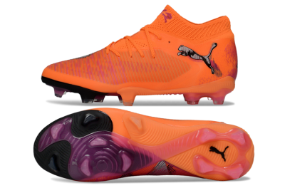 Puma Future 8 Ultimate FG Football Boots - Orange/Sunset Blaze/Crimson Canvas