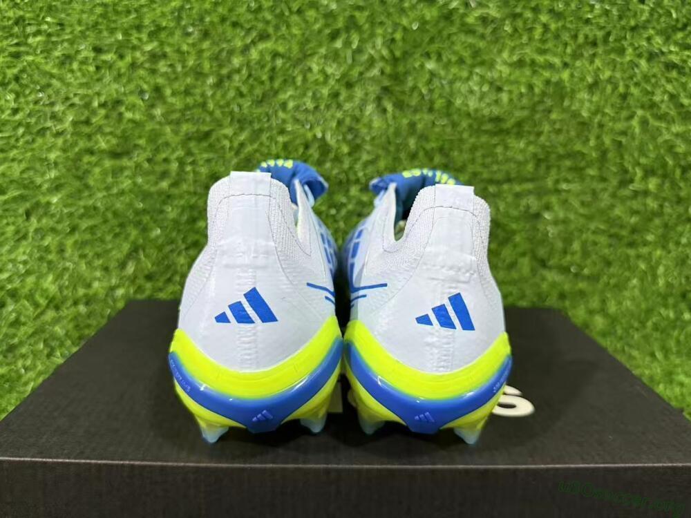 Adidas Predator 26 Elite Fold-Over Tongue FG Football Boots - Blue/Neon Yellow/Cool Gray