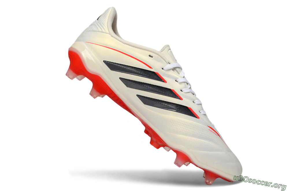 Adidas Copa Pure 2 FG Football Boots - White/Crimson Red/Jet Black 4