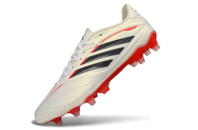 Adidas Copa Pure 2 FG Football Boots - White/Crimson Red/Jet Black