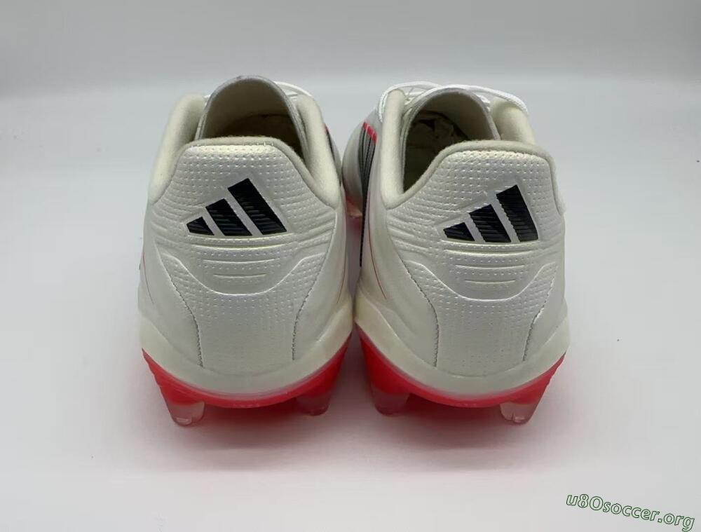 Adidas Copa Pure 2 FG Football Boots - White/Crimson Red/Jet Black