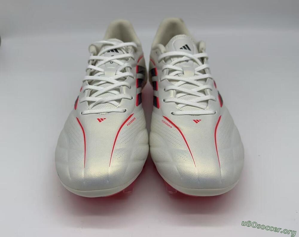 Adidas Copa Pure 2 FG Football Boots - White/Crimson Red/Jet Black