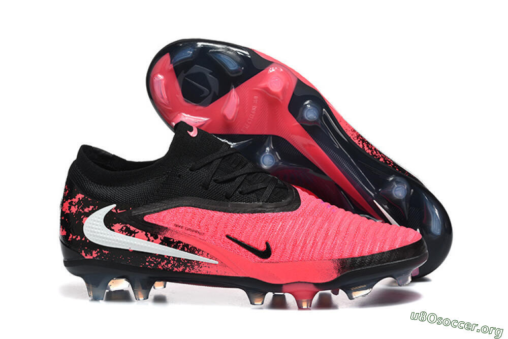 Nike Phantom 6 Elite Low FG Football Boots - Pink/Electric Pink/Black 2