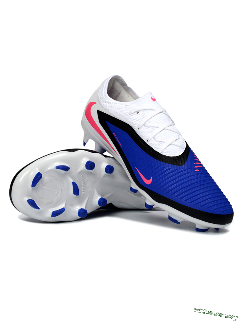 Nike Phantom 6 Elite Low FG Football Boots - Blue/Electric Blue/Neon Pink 0