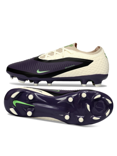 Nike Phantom 6 Elite Low FG Football Boots - Purple/Ivory/Black