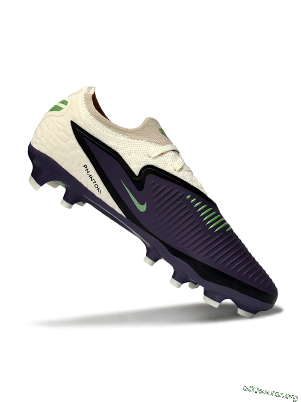 Nike Phantom 6 Elite Low FG Football Boots - Purple/Ivory/Black 4