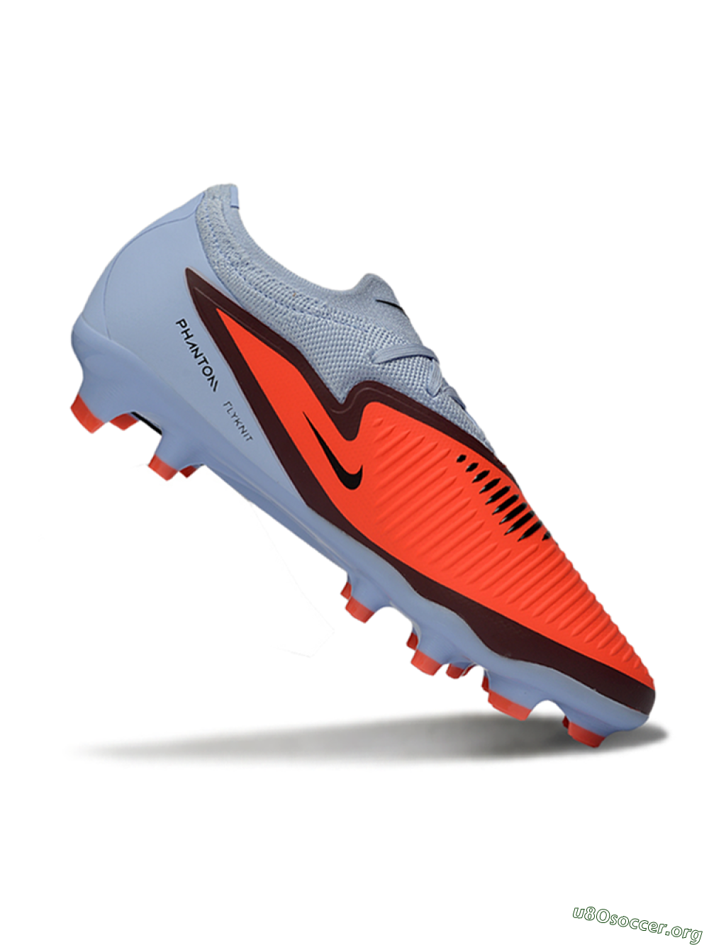Nike Phantom 6 Elite Low FG Football Boots - Orange/Sky Blue/Brick Red 4