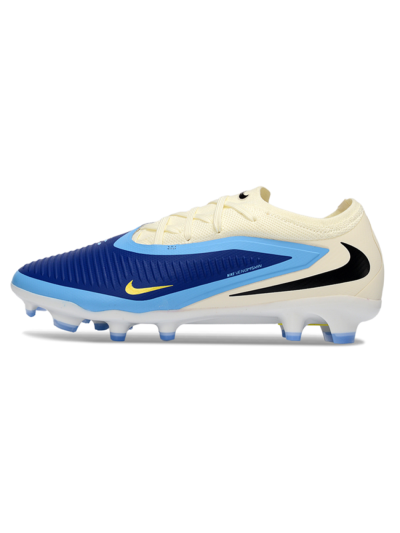 Nike Phantom 6 Elite Low FG Football Boots - Blue/Sky Blue/Cream