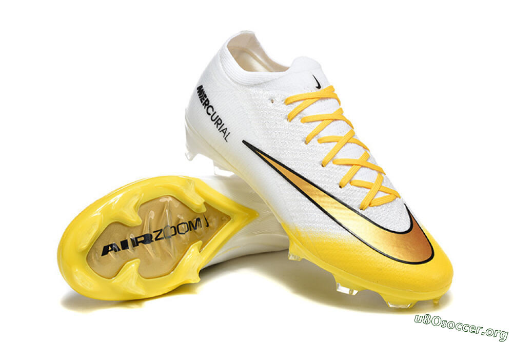 Nike Air Zoom Mercurial Vapor 16 Elite FG Football Boots - Yellow/Bright Yellow/White 4