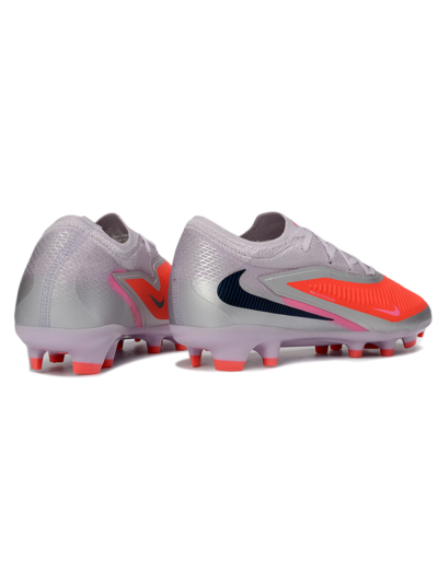 Nike Phantom 6 Elite Low FG Football Boots - Pink/Flame Pink/Sleek Gray