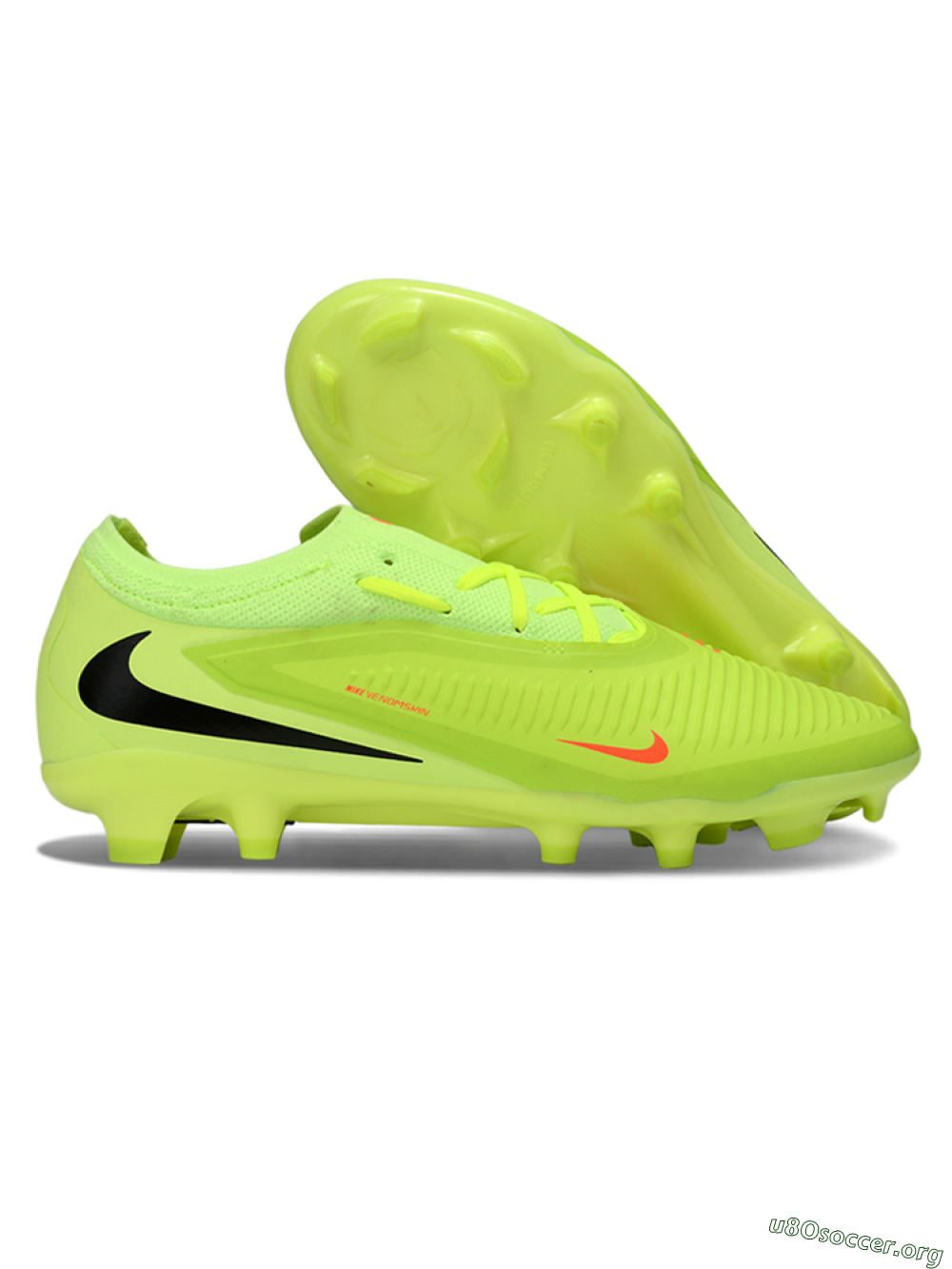 Nike Phantom 6 Elite Low FG Football Boots - Yellow/Neon Yellow/Black 2