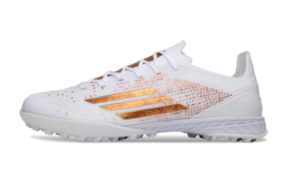 Adidas F50 Elite TF Football Shoes - White/Rose Gold/Light Grey