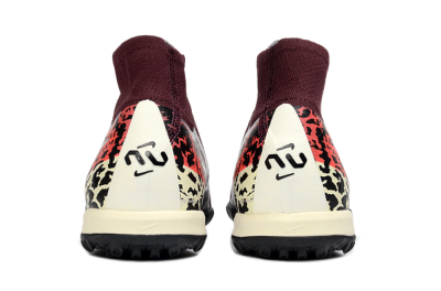 Nike Air Zoom Mercurial Superfly 10 Elite TF Football Shoes - Red/Berry Red/Black Leopard