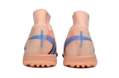 Nike Air Zoom Mercurial Superfly 10 Elite TF Football Shoes - Peach/Royal Blue/Soft Coral