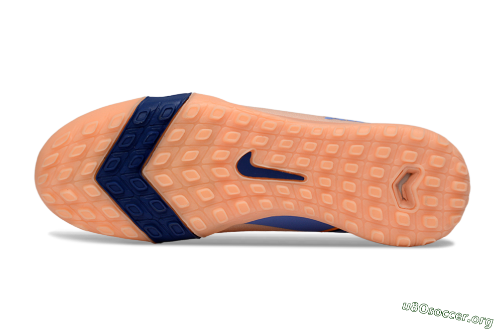 Nike Air Zoom Mercurial Superfly 10 Elite TF Football Shoes - Peach/Royal Blue/Soft Coral 6