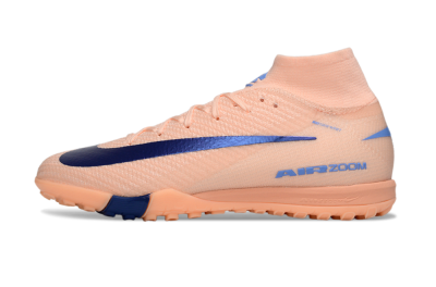 Nike Air Zoom Mercurial Superfly 10 Elite TF Football Shoes - Peach/Royal Blue/Soft Coral