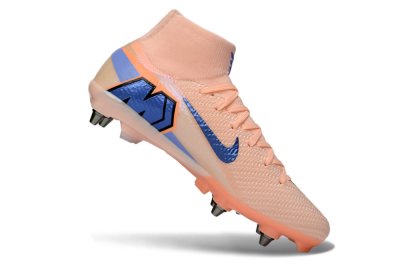 Nike Air Zoom Mercurial Superfly 10 Elite SG Football Boots - Peach/Coral Blast/Deep Blue