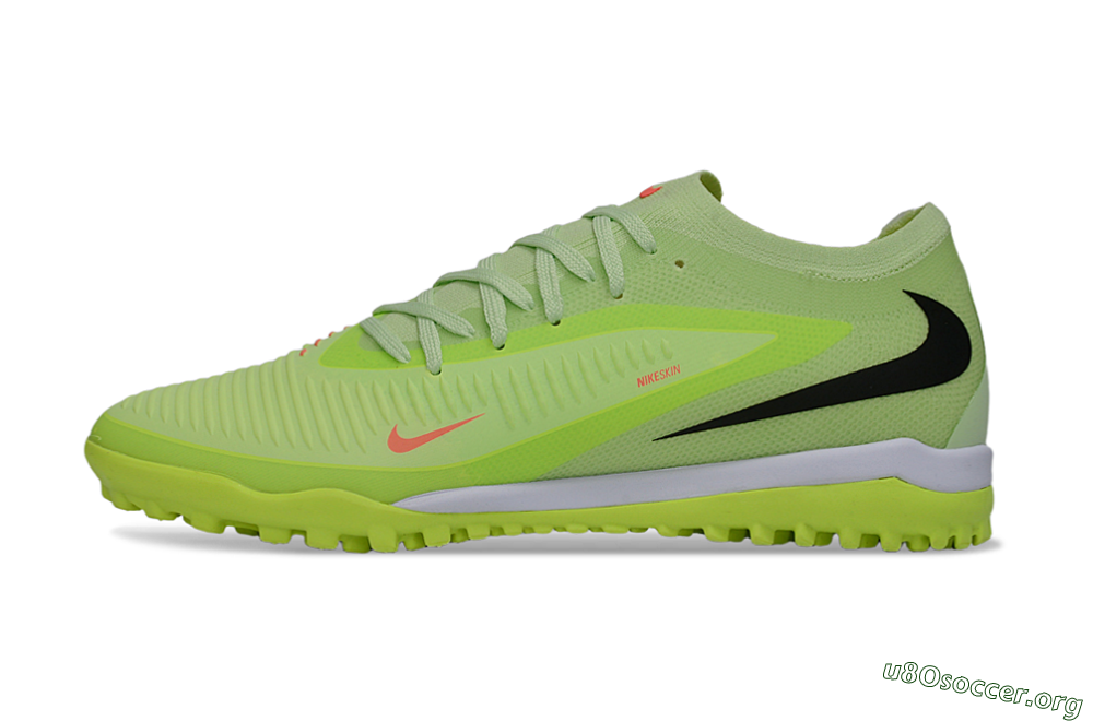 Nike Phantom 6 Elite Low TF Football Boots - Green/Lime Zest/Neon Vibe 3