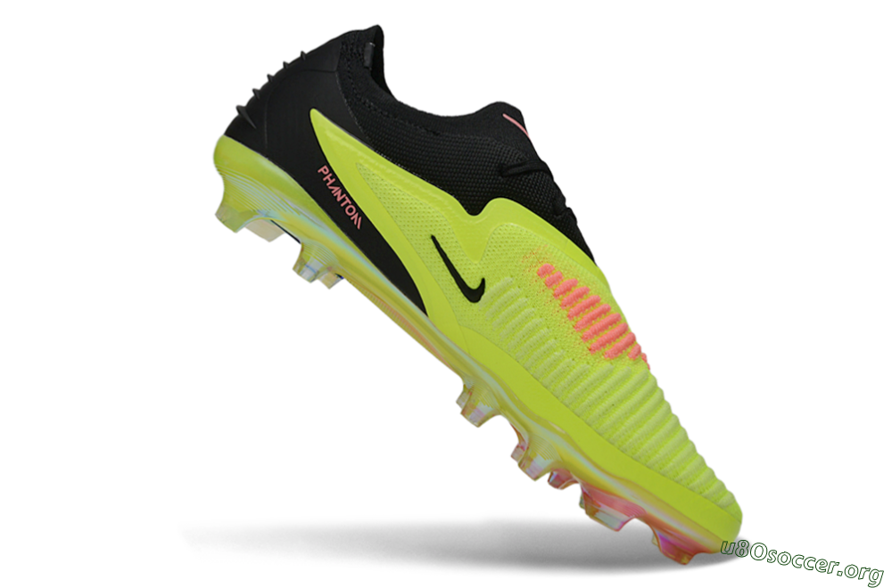 Nike Phantom 6 Low Elite FG Football Boots - Yellow/Electric Green/Black 4