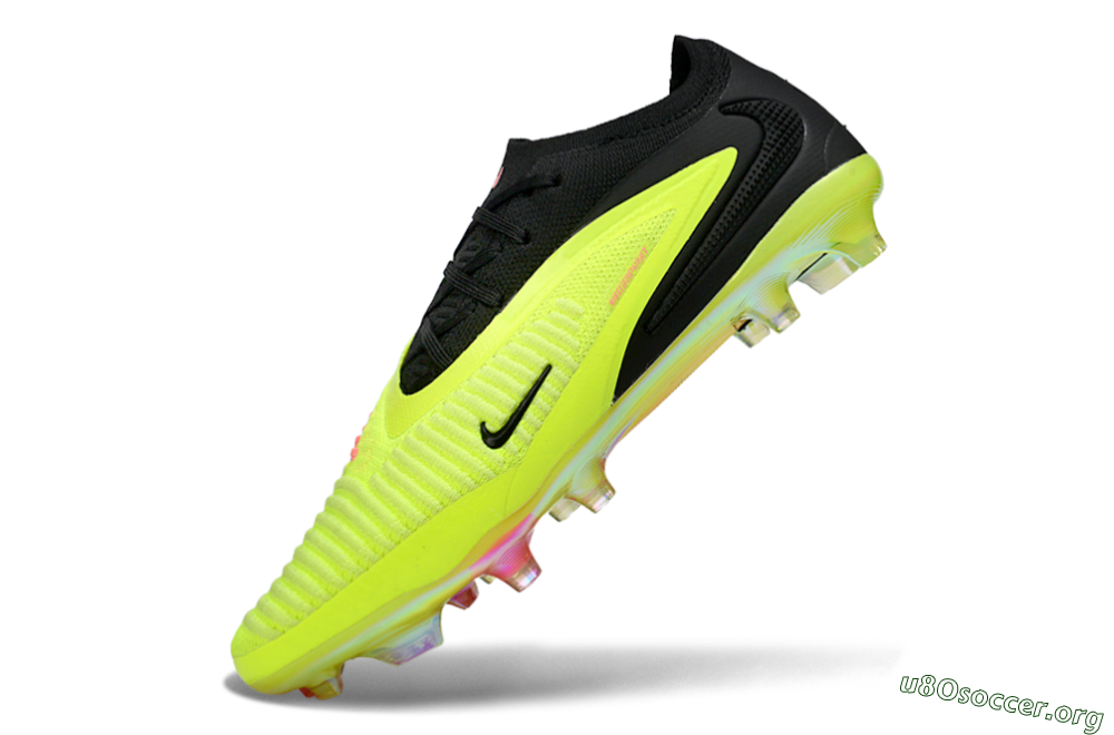 Nike Phantom 6 Low Elite FG Football Boots - Yellow/Electric Green/Black 5