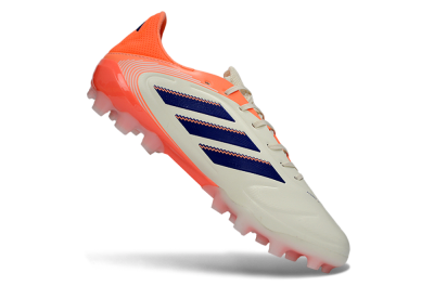 Adidas Copa Pure 3 AG Football Boots - Cream/Coral Orange/Navy Blue