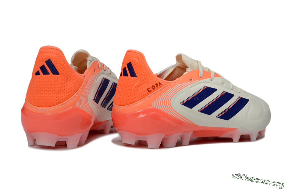 Adidas Copa Pure 3 AG Football Boots - Cream/Coral Orange/Navy Blue 6