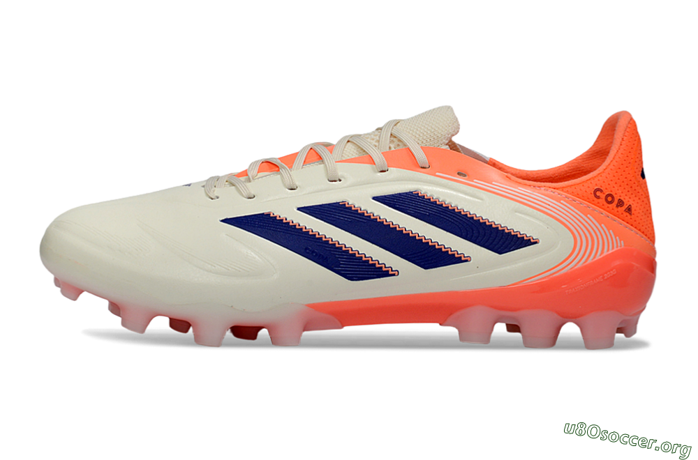 Adidas Copa Pure 3 AG Football Boots - Cream/Coral Orange/Navy Blue 3