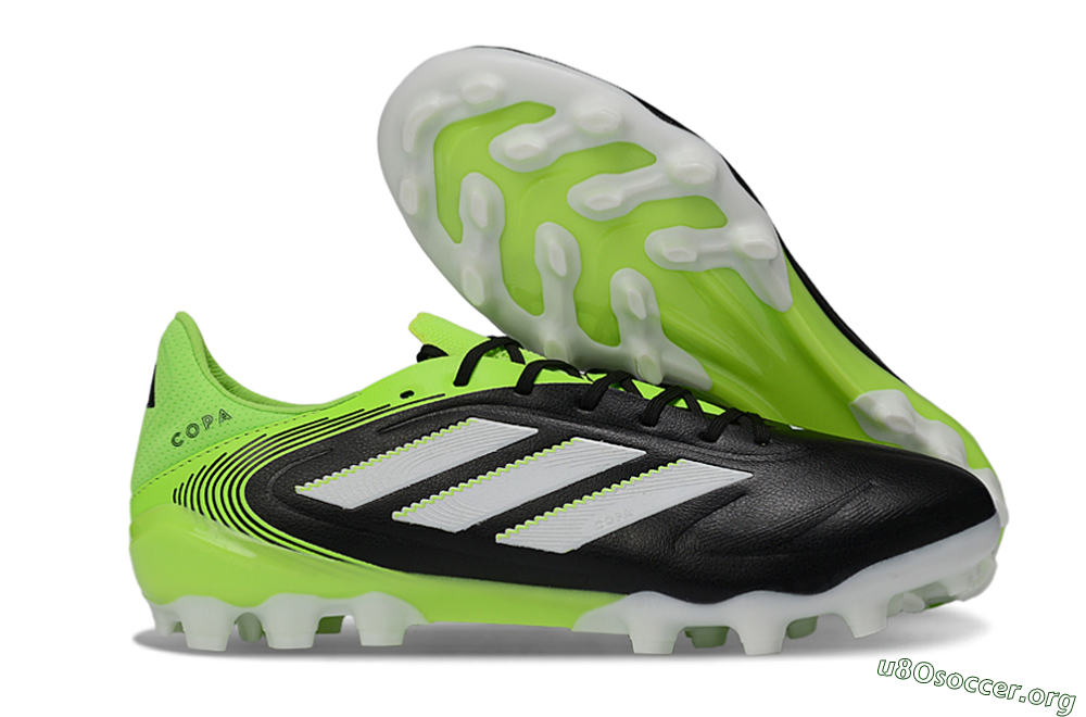Adidas Copa Pure 3 AG Football Boots - Black/Electric Green/White 2