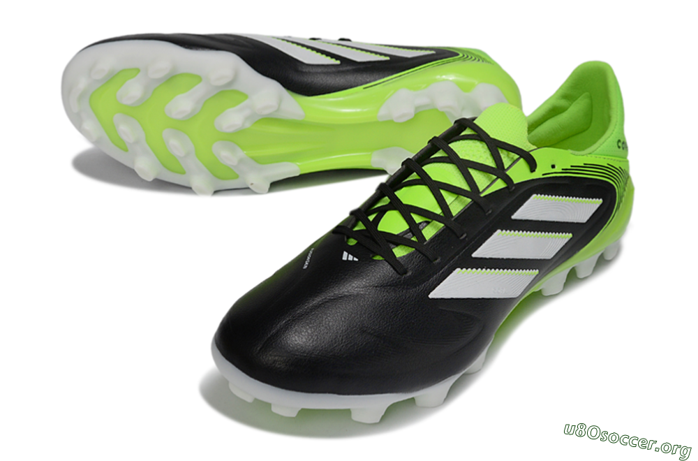 Adidas Copa Pure 3 AG Football Boots - Black/Electric Green/White 0