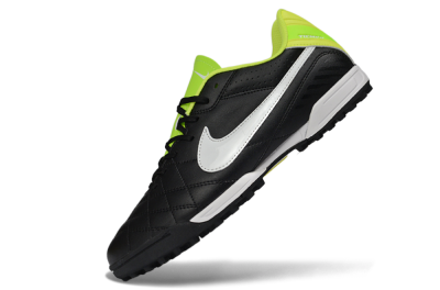 Nike Tiempo Legend Ligera 5 TF Football Shoes - Black/Lime Green/White